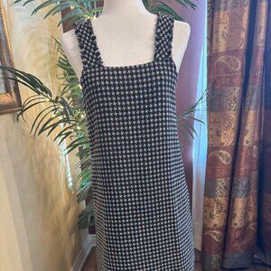 Alicedudu Black and White Romper Dress